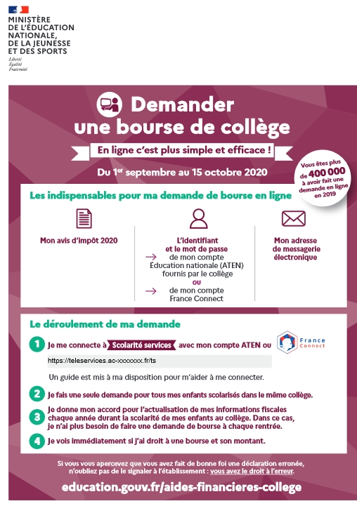 Bourse Des Colleges